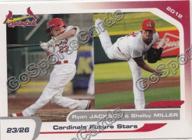 2012 Springfield Cardinals Ryan Jackson Shelby Miller