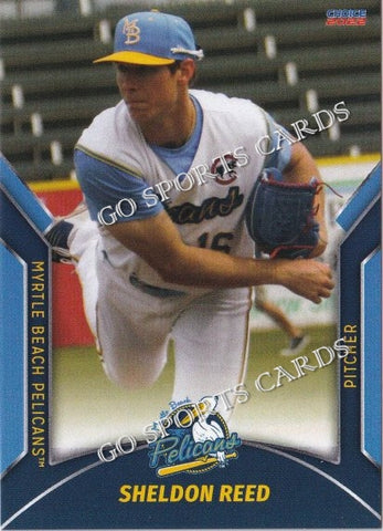 2022 Myrtle Beach Pelicans Sheldon Reed