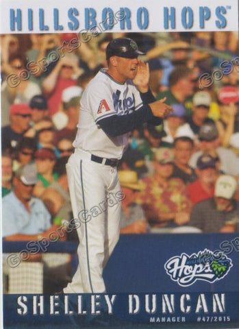 2015 Hillsboro Hops Shelley Duncan