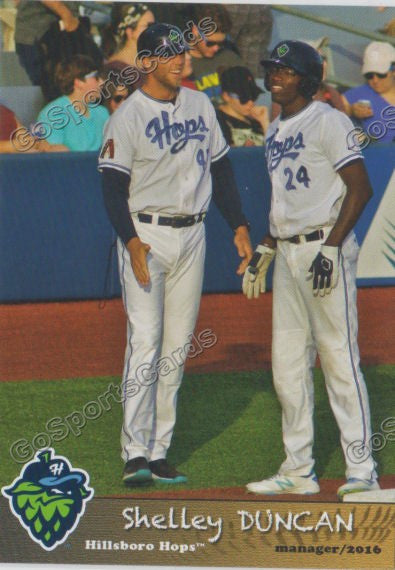 2016 Hillsboro Hops Shelley Duncan