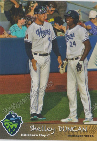 2016 Hillsboro Hops Shelley Duncan