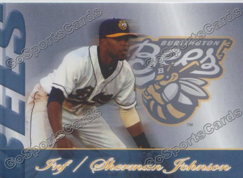 2013 Burlington Bees Sherman Johnson