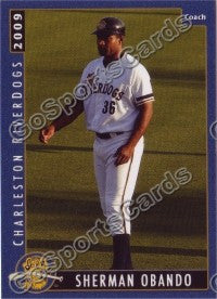 2009 Charleston RiverDogs Sherman Obando