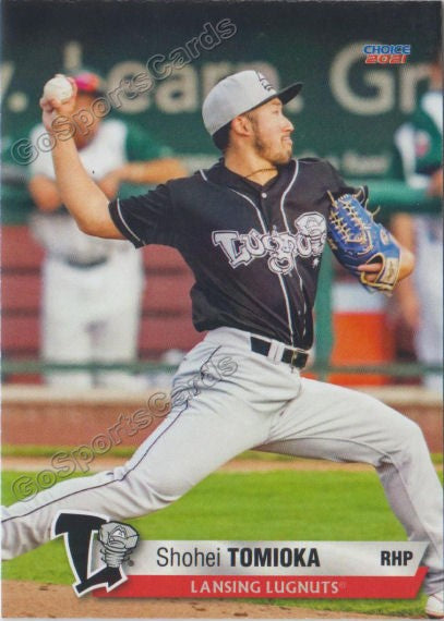 2021 Lansing Lugnuts Shohei Tomioka