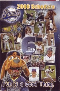 2008 Shreveport Sports Pocket Schedule