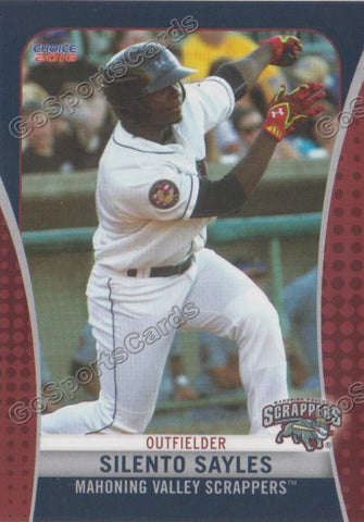 2016 Mahoning Valley Scrappers Silento Sayles