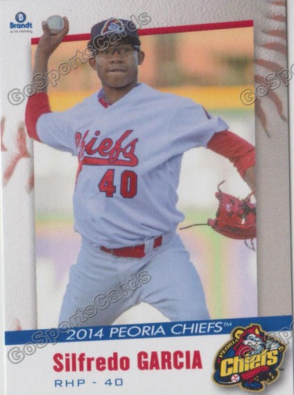 2014 Peoria Chiefs Silfredo Garcia