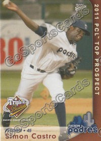 2011 Pacific Coast League Top Prospects PCL Simon Castro