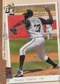 2011 San Antonio Missions Simon Castro