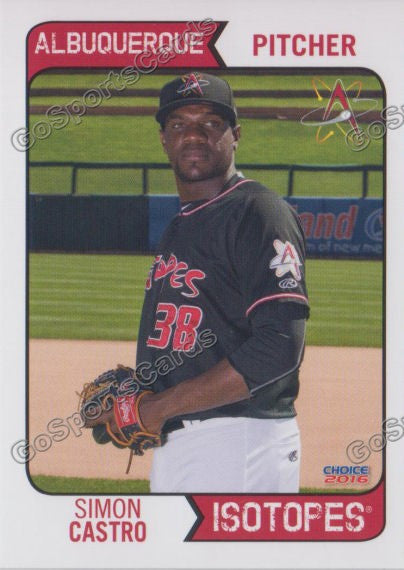 2016 Albuquerque Isotopes Simon Castro