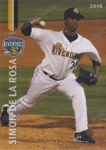 2016 Charleston RiverDogs Simon De La Rosa
