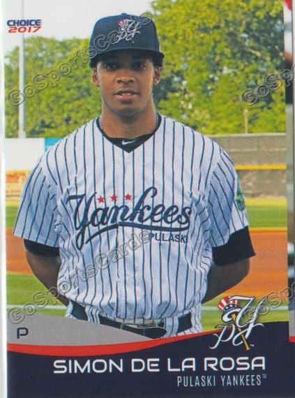 2017 Pulaski Yankees Simon De La Rosa