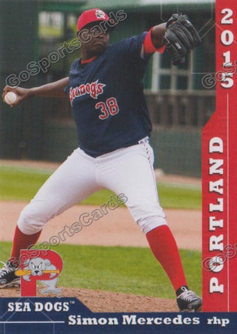 2015 Portland Sea Dogs Simon Mercedes