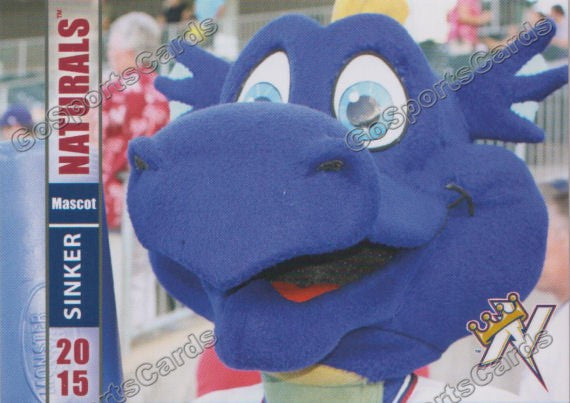 2015 Northwest Arkansas Naturals Sinker Mascot