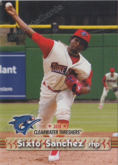 2018 Clearwater Threshers Sixto Sanchez