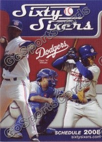 2008 Sixty Sixers Pocket Schedule