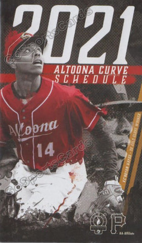 2021 Altoona Curve Pocket Schedule (Ke'Bryan Hayes)