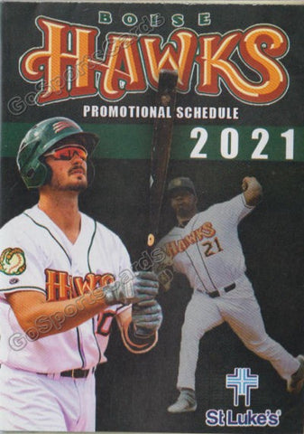 2021 Boise Hawks Pocket Schedule
