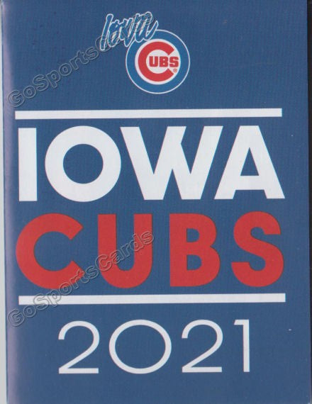 2021 Iowa Cubs Pocket Schedule