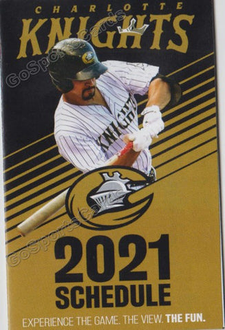 2021 Charlotte Knights Pocket Schedule
