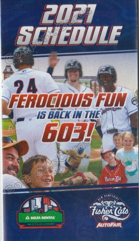 2021 New Hampshire Fisher Cats Pocket Schedule