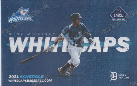 2021 West Michigan Whitecaps Pocket Schedule