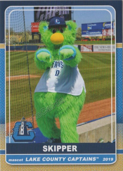 2019 Lake County Captains Skipper Mascot