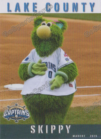 2015 Lake County Captains Skippy Mascot