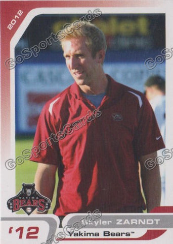 2012 Yakima Bears Skyler Zarndt