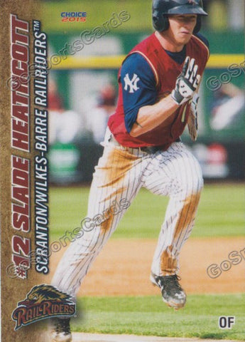 2015 Scranton Wilkes Barre RailRiders Slade Heathcott