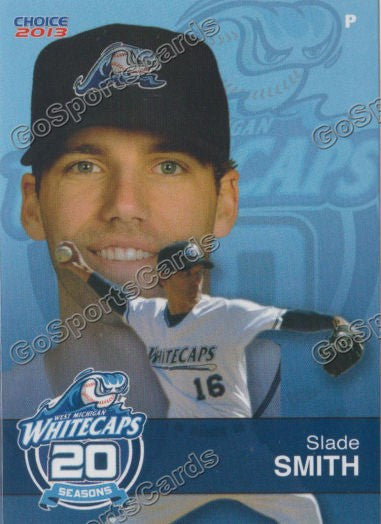 2013 West Michigan Whitecaps Slade Smith
