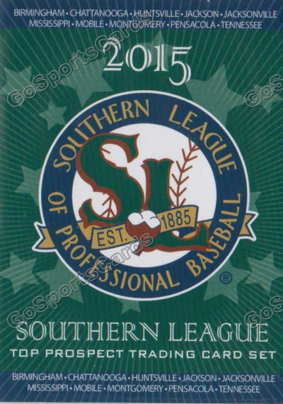 2015 Southern League Top Prospect Header Checklist