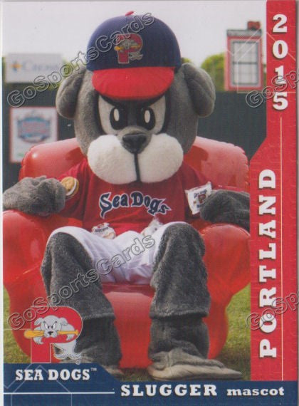 2015 Portland Sea Dogs Slugger Mascot – Go Sports Cards