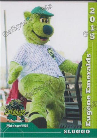 2015 Eugene Emeralds Sluggo Mascot