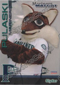 2011 Pulaski Mariners Slyder Mascot Card