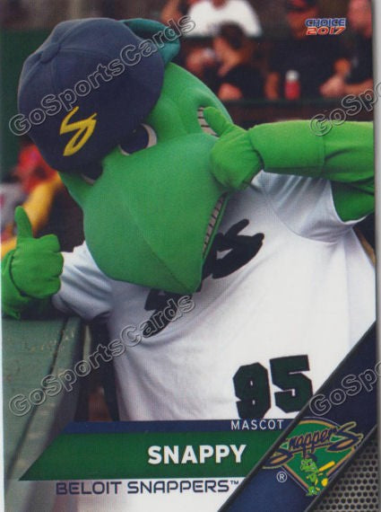 2017 Beloit Snappers Snappy Mascot