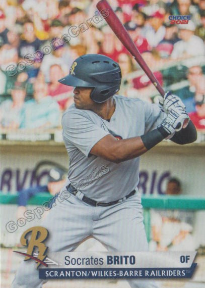 2021 Scranton Wilkes Barre RailRiders Socrates Brito