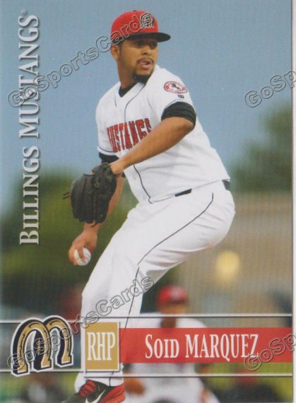 2014 Billings Mustangs Soid Marquez
