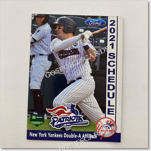 2021 Somerset Patriots Pocket Schedule