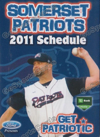 2011 Somerset Patriots Pocket Schedule