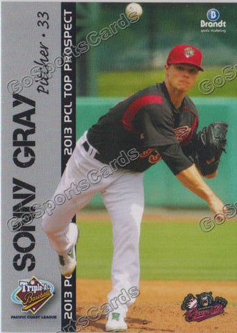 2013 Pacific Coast League Top Prospect PCL Sonny Gray