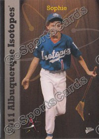 2011 Albuquerque Isotopes Sophie