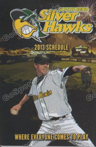 2013 Southbend Silverhawks Pocket Schedule