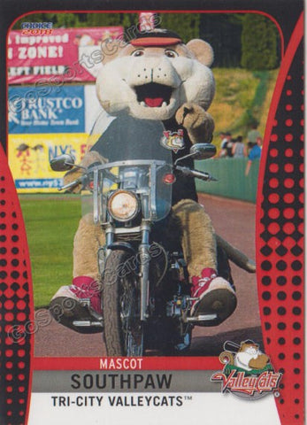 2018 Tri City ValleyCats SouthPaw Mascot