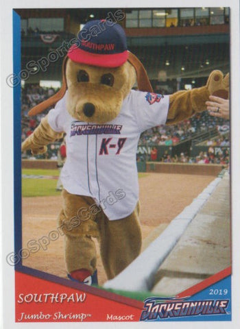 2019 Jacksonville Jumbo Shrimp Southpaw Mascot