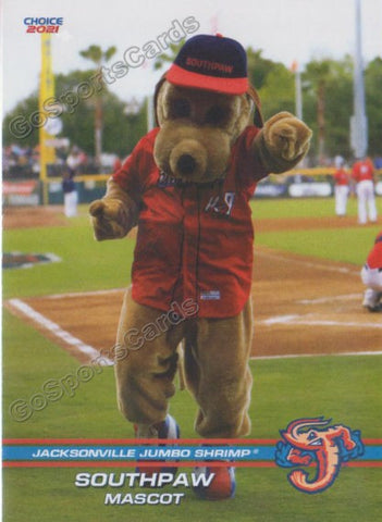 2021 Jacksonville Jumbo Shrimp Southpaw Mascot