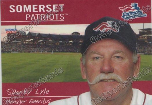 2013 Somerset Patriots Sparky Lyle