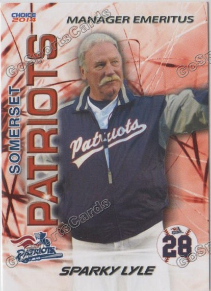 2014 Somerset Patriots Sparky Lyle