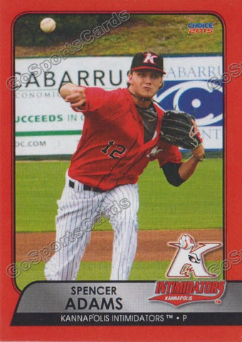 2015 Kannapolis Intimidators Spencer Adams