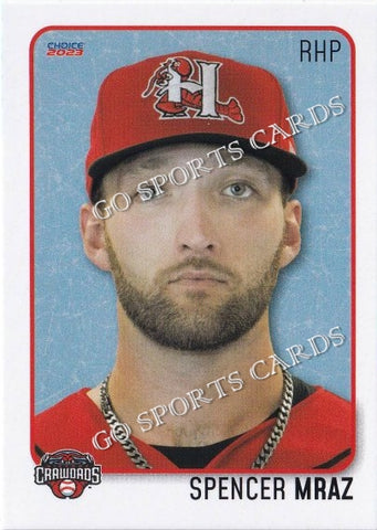 2023 Hickory Crawdads 1st Spencer Mraz